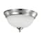 Nuvo Lighting 19W 11" LED Flush Mount, 3K Dim, Brushed Nickel Frosted Glass 62/1562 - alternate 5